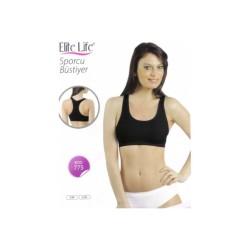 Elite Life 775 Kalın Askılı Dikişsiz Sporcu Büstiyer