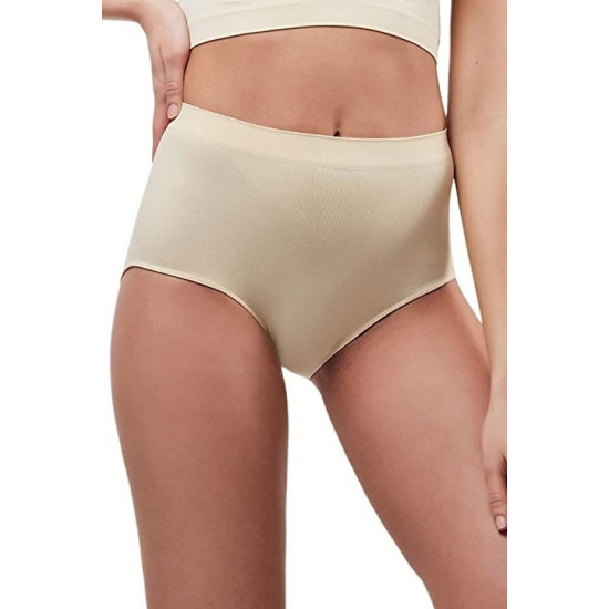 Elite Life 811 Yüksek Bel Dikişsiz Esnek Slip Külot