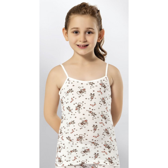 Kota 3405 Kız Çocuk Baskılı İp Askı Atlet 