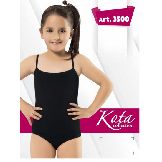 Kota 3500 Kız Çocuk Garson İp Askı Çıtçıtlı Body 