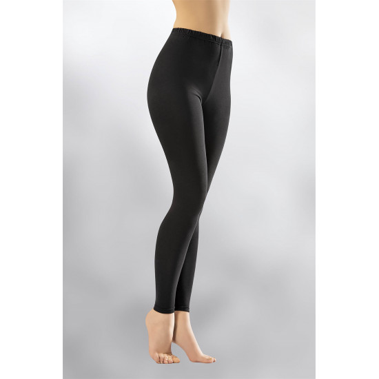 Kota 4000 Bayan Likralı Penye Düz Uzun Tayt