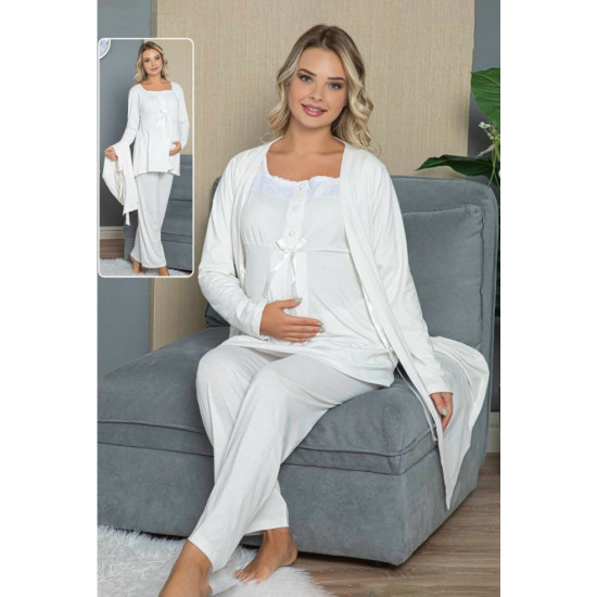 JENİKA 3'Lü Hamile Uzun Kollu Takım