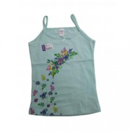 Sedef Yıldızı 1090 İp Askılı Kız Çocuk Likralı Atlet Renkli